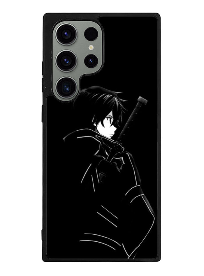 Sword Art Online Kirito Silouete Anime Lovers Samsung Galaxy S23 Ultra 5G Case