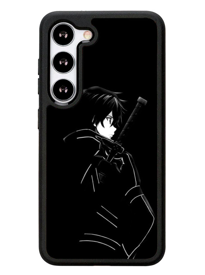 Sword Art Online Kirito Silouete Anime Lovers Samsung Galaxy S23 5G Case