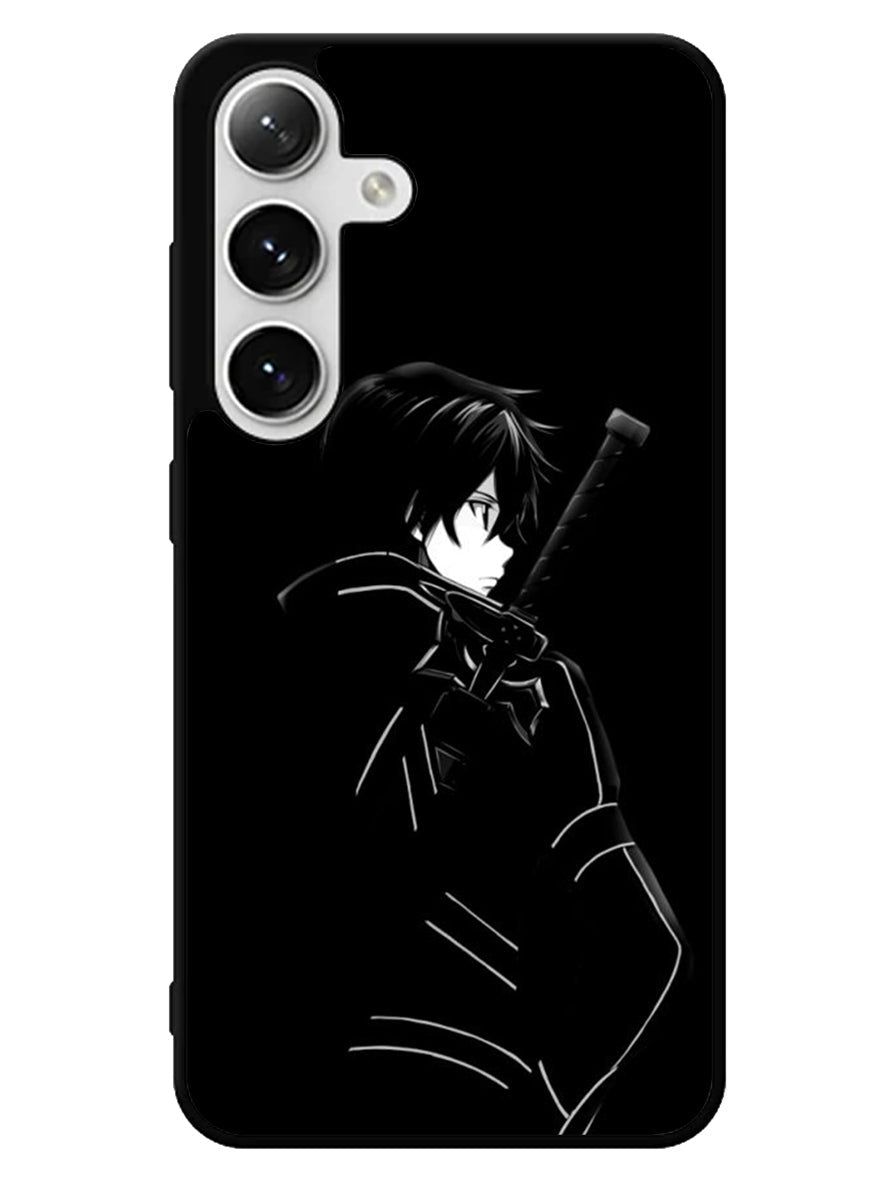 Sword Art Online Kirito Silouete Anime Lovers Samsung Galaxy S25 5G Case