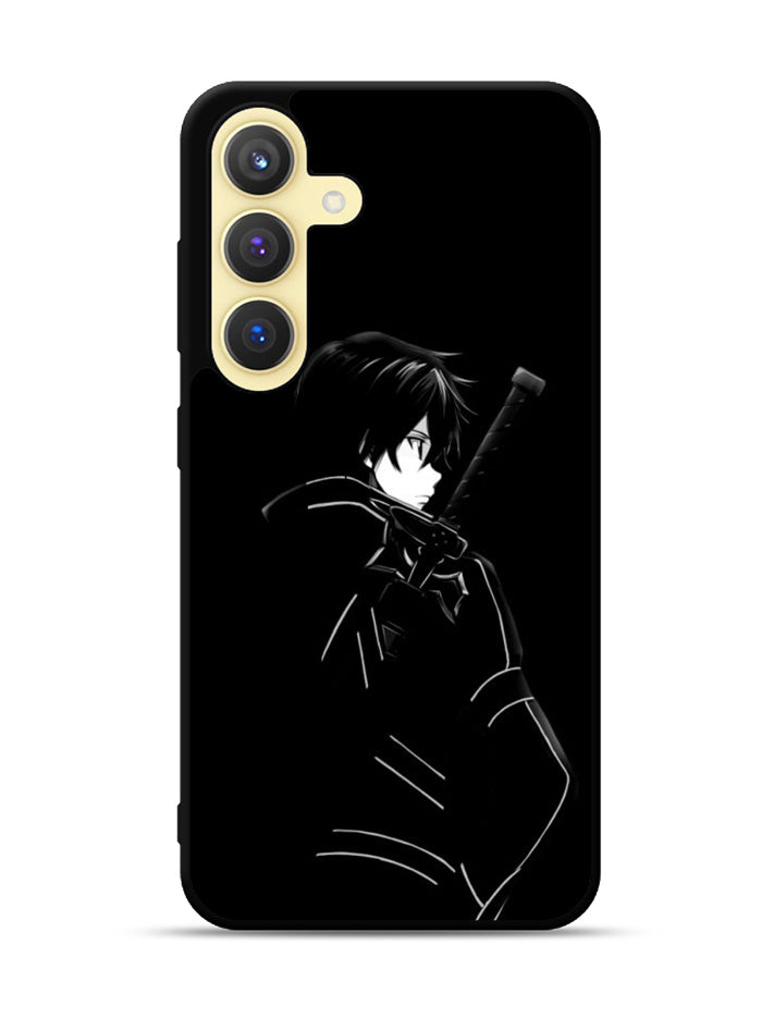 Sword Art Online Kirito Silouete Anime Lovers Samsung Galaxy S25 Plus 5G , Samsung Galaxy S25+ 5G Case