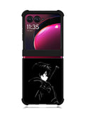 Sword Art Online Kirito Silouete Anime Lovers Motorola Moto Razr Plus 2023 , Moto Razr+ 2023 Case