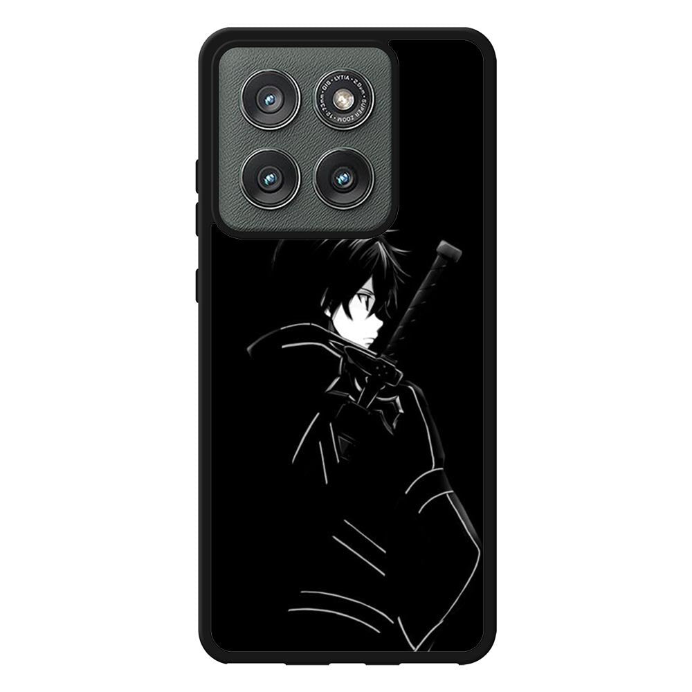Sword Art Online Kirito Silouete Anime Lovers Motorola Moto Edge 2025 Case