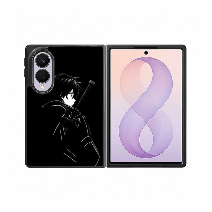 Sword Art Online Kirito Silouete Anime Lovers Samsung Galaxy Z Fold 8 Case DC1814