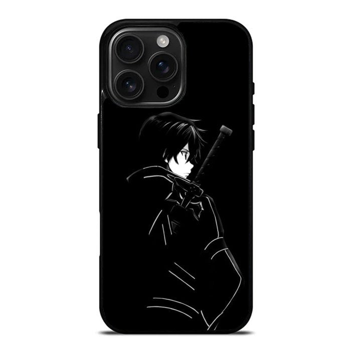 Sword Art Online Kirito Silouete Anime Lovers iPhone 16 Pro Case DC1814