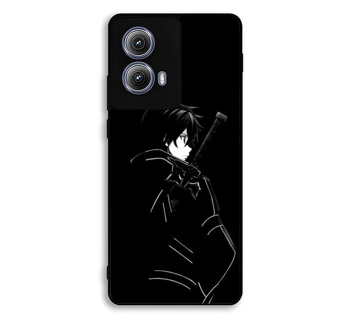 Sword Art Online Kirito Silouete Anime Lovers Motorola Moto Edge 2024 Case DC7838