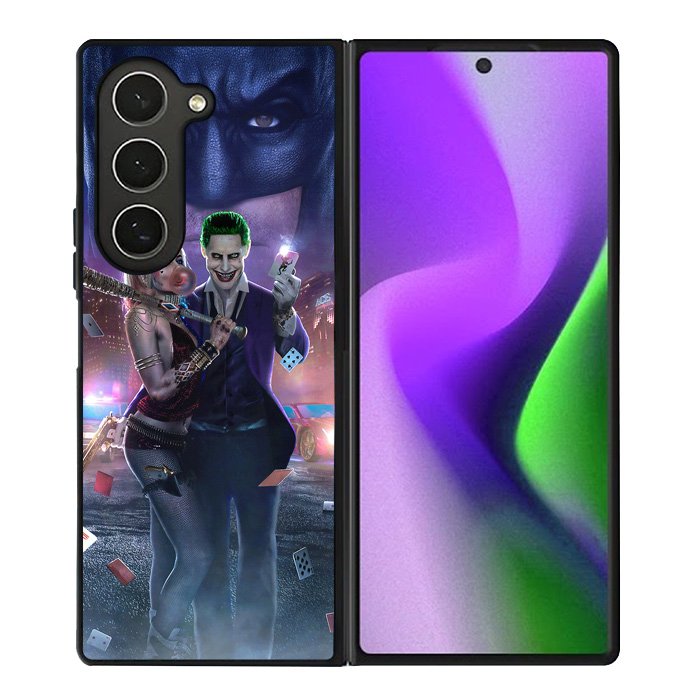 Joker And Harley Quinn Couple Samsung Galaxy Z Fold 6 Case