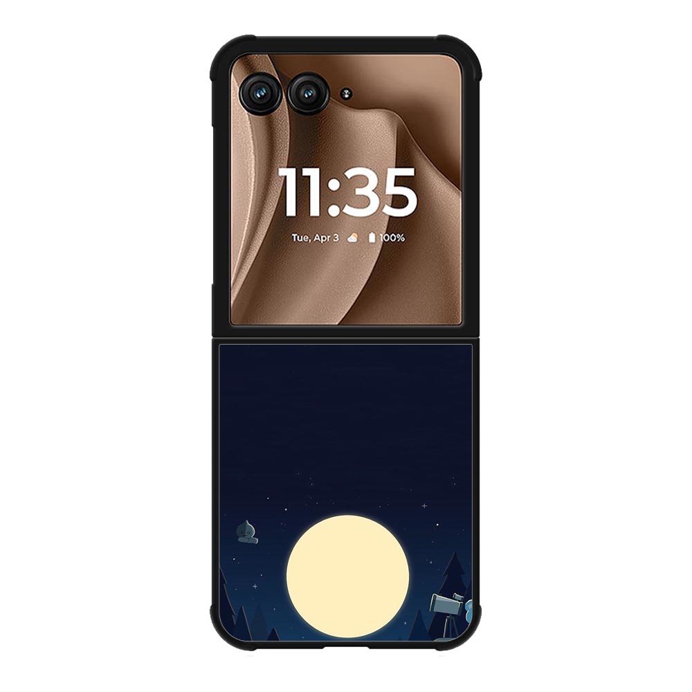 BTS BT21 Team Camping In Forest Motorola Moto RAZR Plus 2025 Case