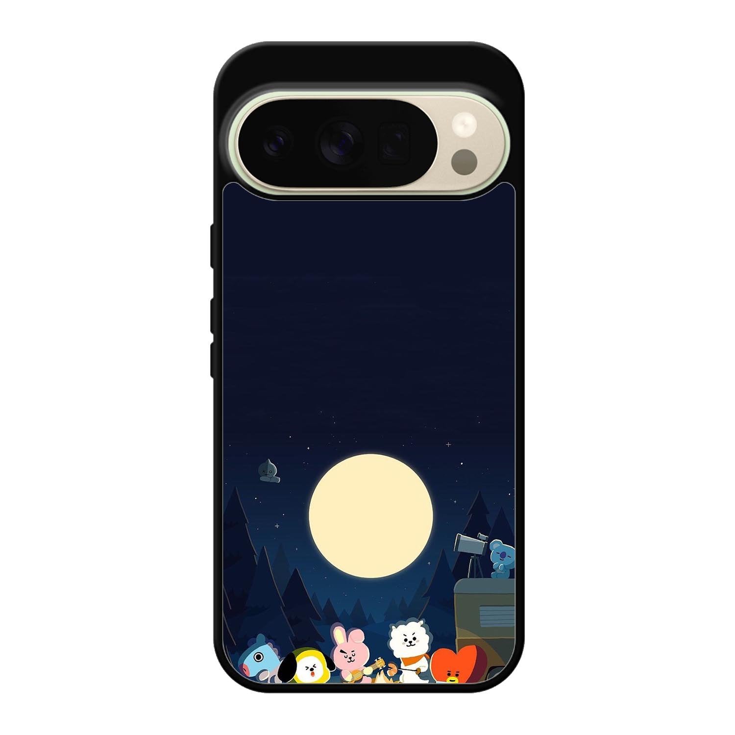 BTS BT21 Team Camping In Forest Google Pixel 10 Pro Case