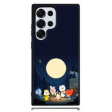 BTS Bt21 Team Camping In Forest Samsung Galaxy S24 Ultra Case DC0253