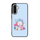 BTS BT21 Blue Texture Samsung Galaxy A36 Case DC6280