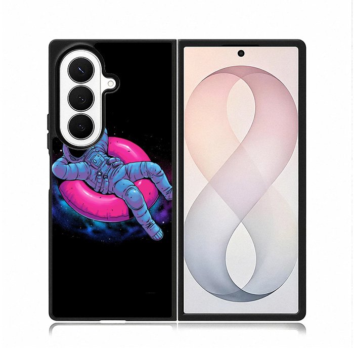 Astro Relax In Space Samsung Galaxy Z Fold 8 Ultra Case DC0100