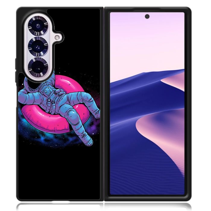 Astro Relax In Space Samsung Galaxy Z Fold 7 Case DC0100