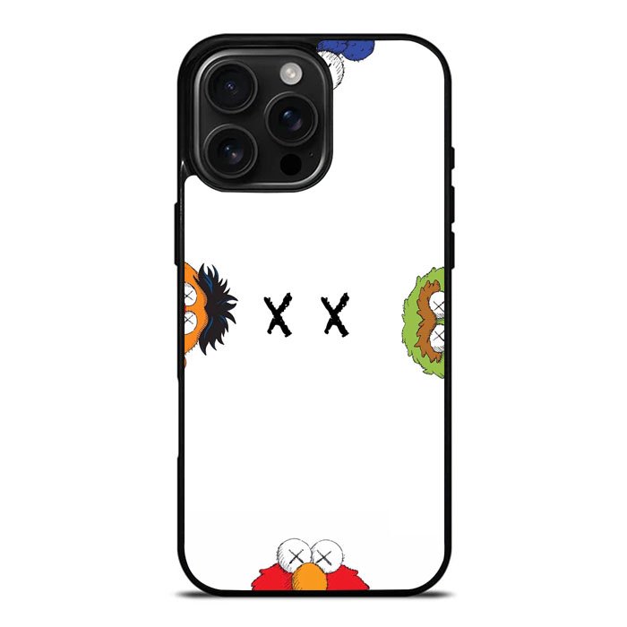 Kaws X Elmo iPhone 16 Pro Max Case DC0984