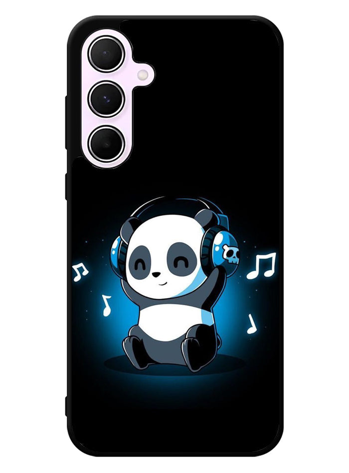 Panda Cute Music Samsung Galaxy A35 5G Case