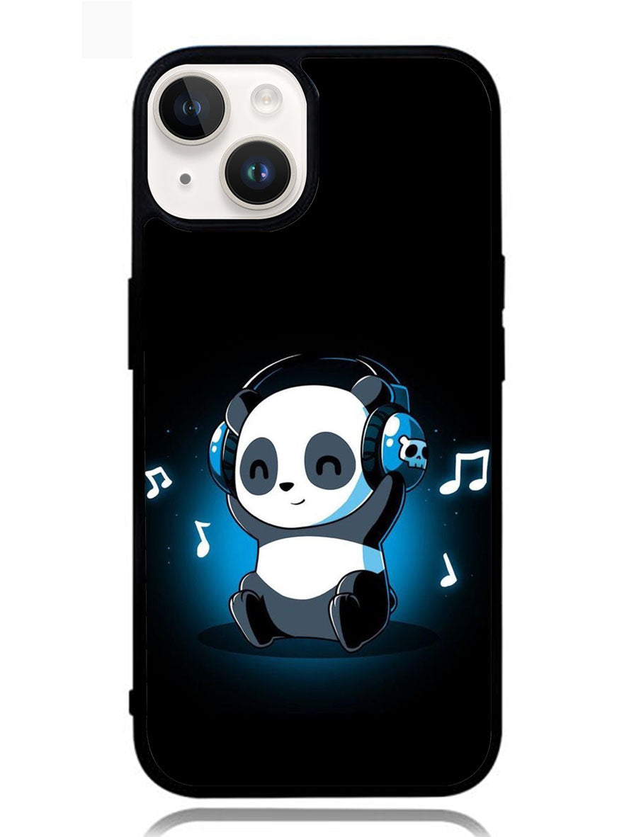 Panda Cute Music iPhone 14 Case BLN7335