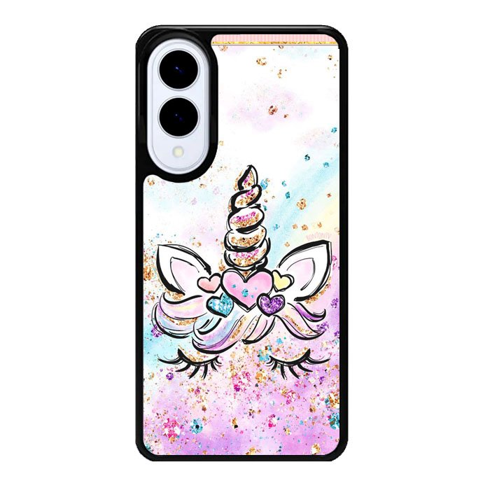 Cute Unicorn Sparkling Samsung Galaxy S25 Edge DC0419