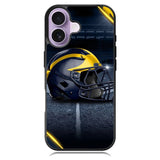 Michigan Wolverines Football iPhone 16 Case DC1150