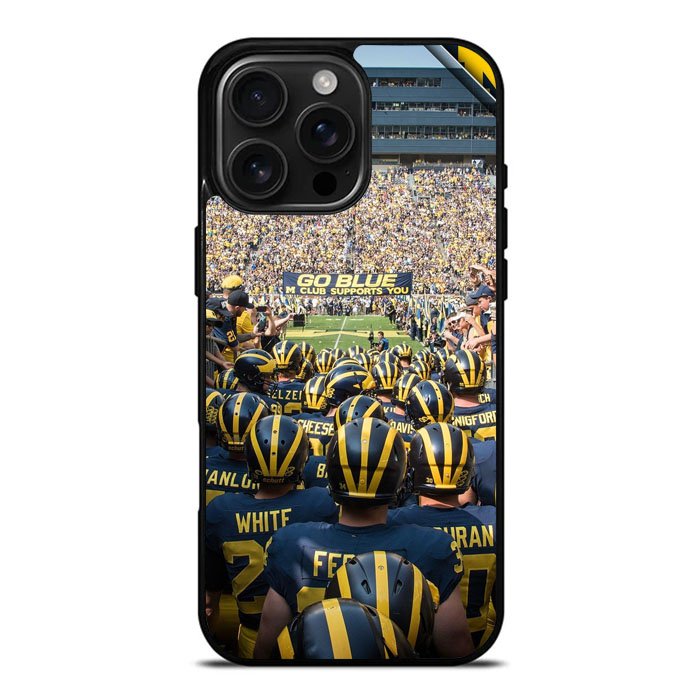 Michigan Wolverines iPhone 16 Pro Case DC1159