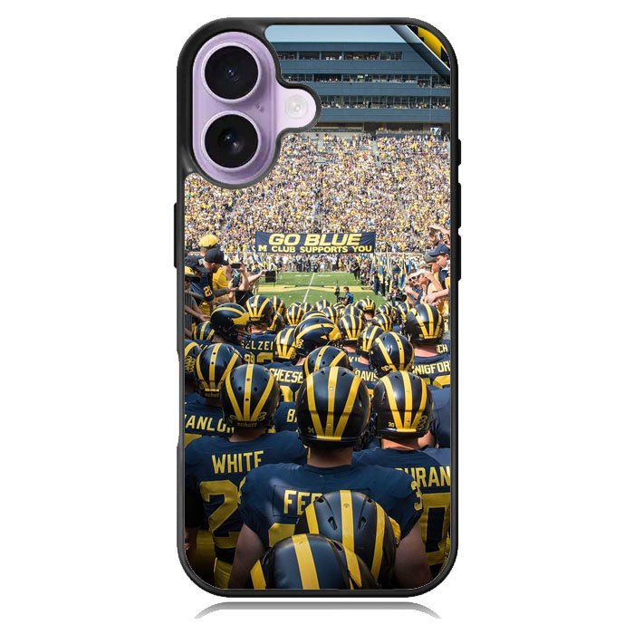 Michigan Wolverines iPhone 16 Case DC1159