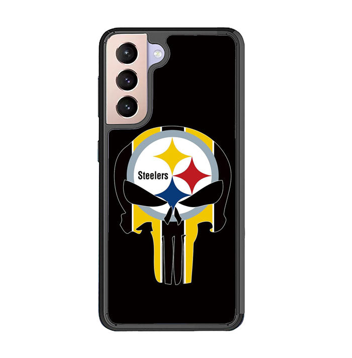 Pittsburgh Steelers skull flags Samsung Galaxy S21 Plus Case SS1101