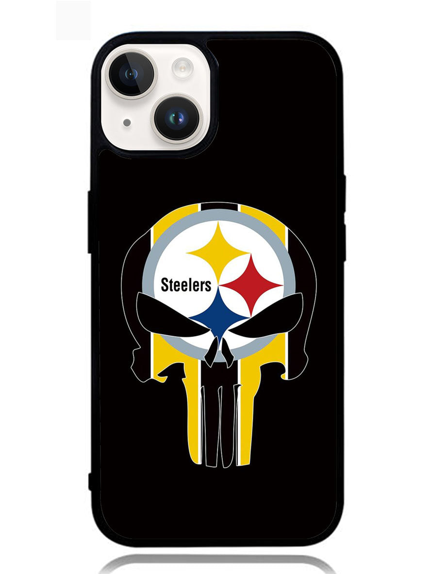 Pittsburgh Steelers skull flags iPhone 14 Case BLN1055