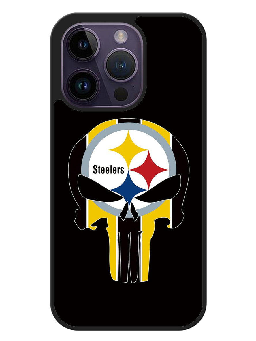 Pittsburgh Steelers skull flags iPhone 14 Pro Max Case BLN1055