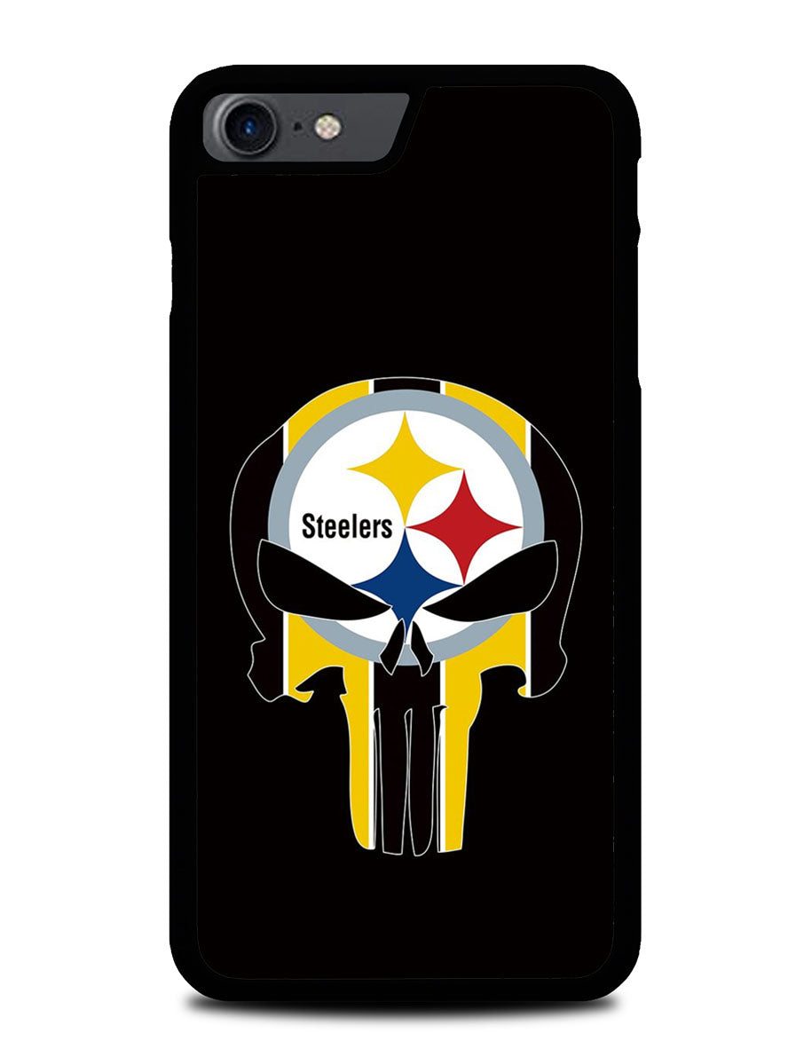 Pittsburgh Steelers skull flags iPhone SE 2nd Generation 2020 Case BLN1055