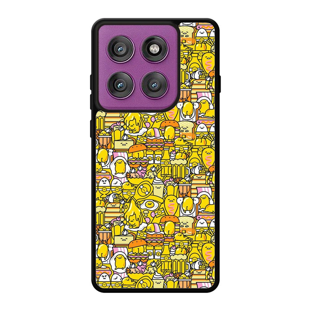 The Gudetama Pattern Motorola Moto Edge 60 Pro Case
