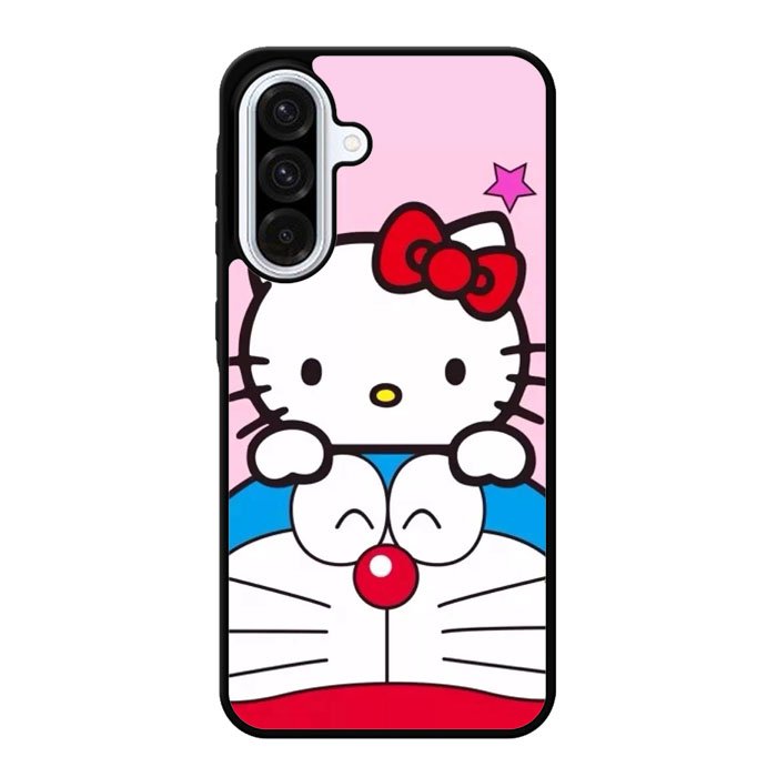 Doraemon And Hello Kitty Love Samsung Galaxy A26 Case DC0546