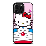 Doraemon And Hello Kitty Love iPhone 16 Pro Case DC0546