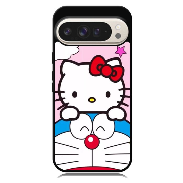 Doraemon And Hello Kitty Love Google Pixel 10 | Google Pixel 10 Pro Case DC0546