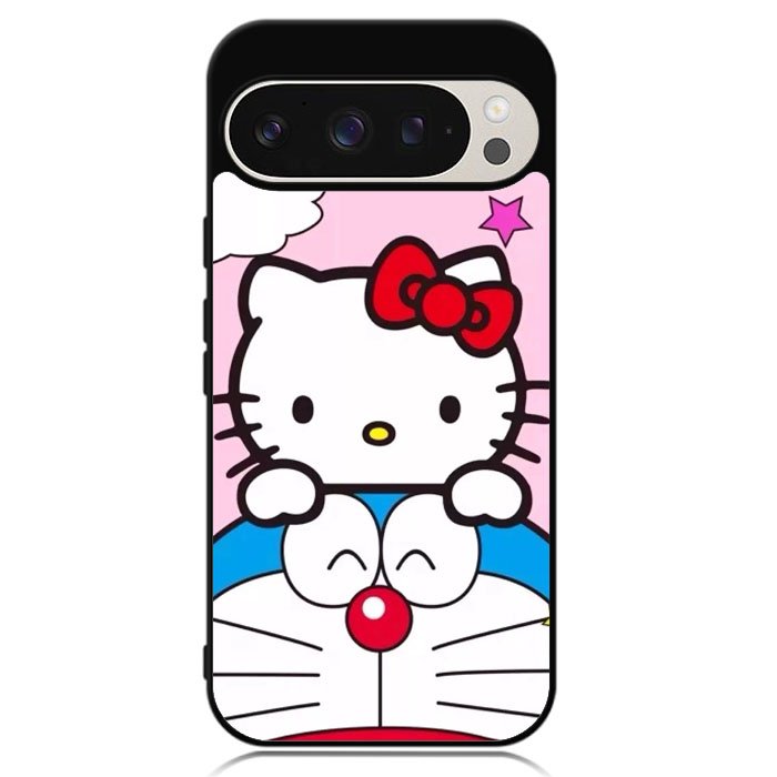 Doraemon And Hello Kitty Love Google Pixel 9 | Google Pixel 9 Pro Case DC0546