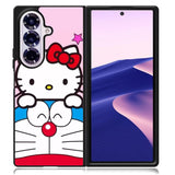 Doraemon And Hello Kitty Love Samsung Galaxy Z Fold 7 Case DC0546