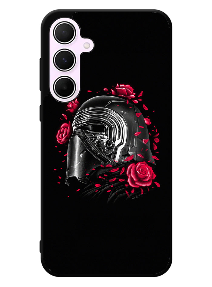 Star Wars Kylo Ren Helmet and Roses Samsung Galaxy A35 5G Case