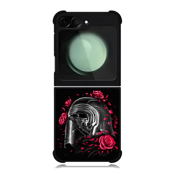 Star Wars Kylo Ren Helmet and Roses Samsung Galaxy Z Flip 6 Case