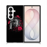 Star Wars Kylo Ren Helmet And Roses Samsung Galaxy Z Fold 8 Ultra Case DC1752