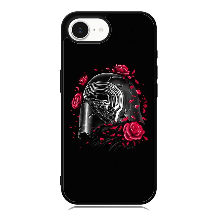 Star Wars Kylo Ren Helmet And Roses iPhone 16e Case DC1752