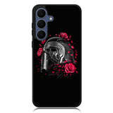 Star Wars Kylo Ren Helmet And Roses Samsung Galaxy S24 Case DC1752