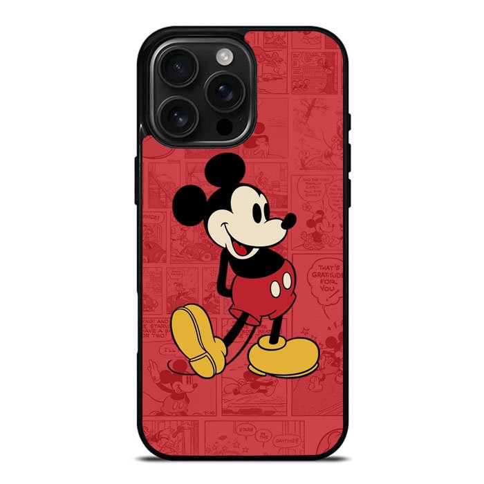 Mickey Mouse Comic iPhone 16 Pro Max Case DC1163