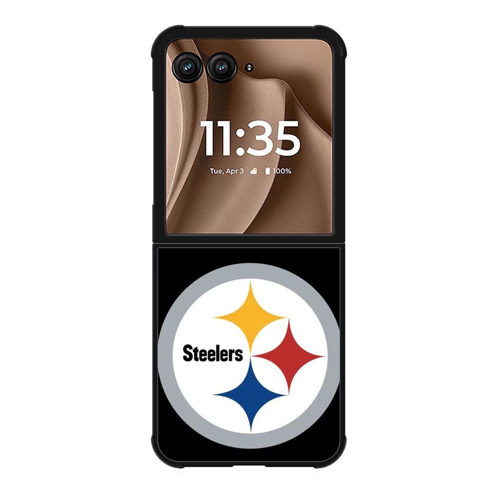 Pittsburgh Steelers Logo Strip Motorola Moto RAZR Plus 2025 Case