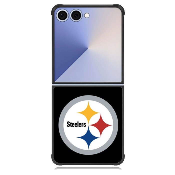 Pittsburgh Steelers Logo Strip Samsung Galaxy Z Flip 7 Case DC1466