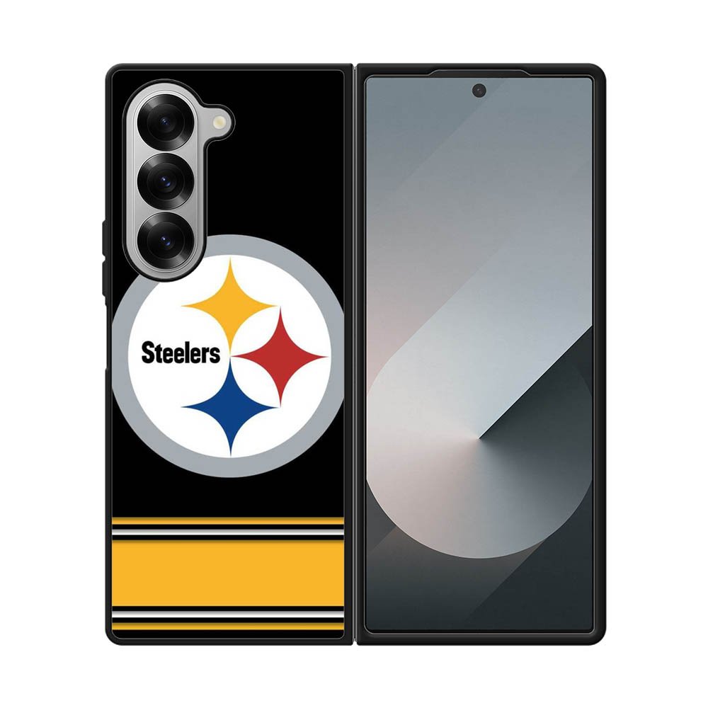 Pittsburgh Steelers Logo Strip Samsung Galaxy Z Fold 7 5G Case