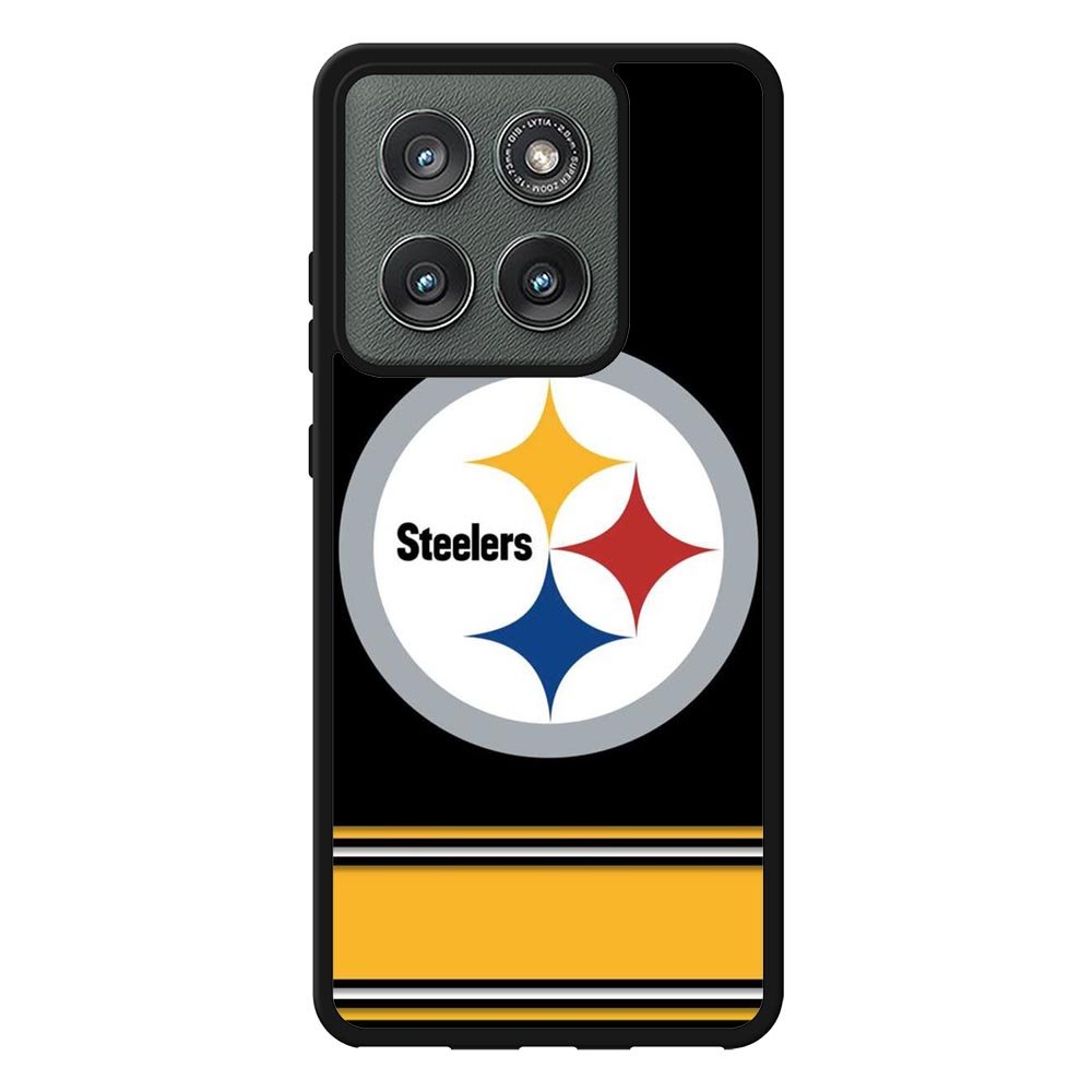 Pittsburgh Steelers Logo Strip Motorola Moto Edge 2025 Case