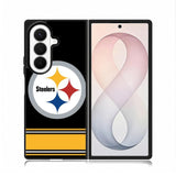 Pittsburgh Steelers Logo Strip Samsung Galaxy Z Fold 8 Ultra Case DC1466