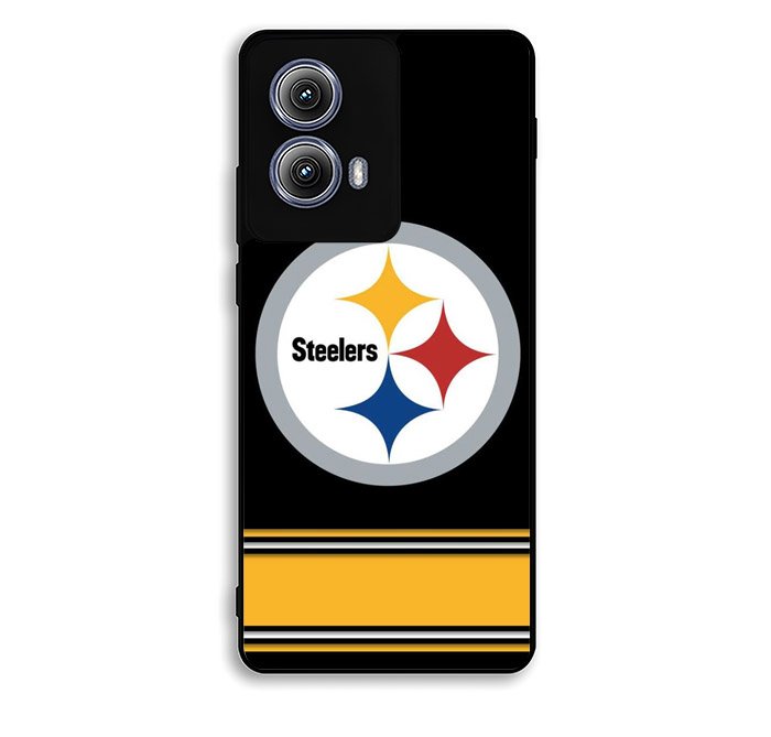Pittsburgh Steelers Logo Strip Motorola Moto Edge 2024 Case DC6337