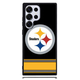 Pittsburgh Steelers Logo Strip Samsung Galaxy S25 Ultra Case DC1466