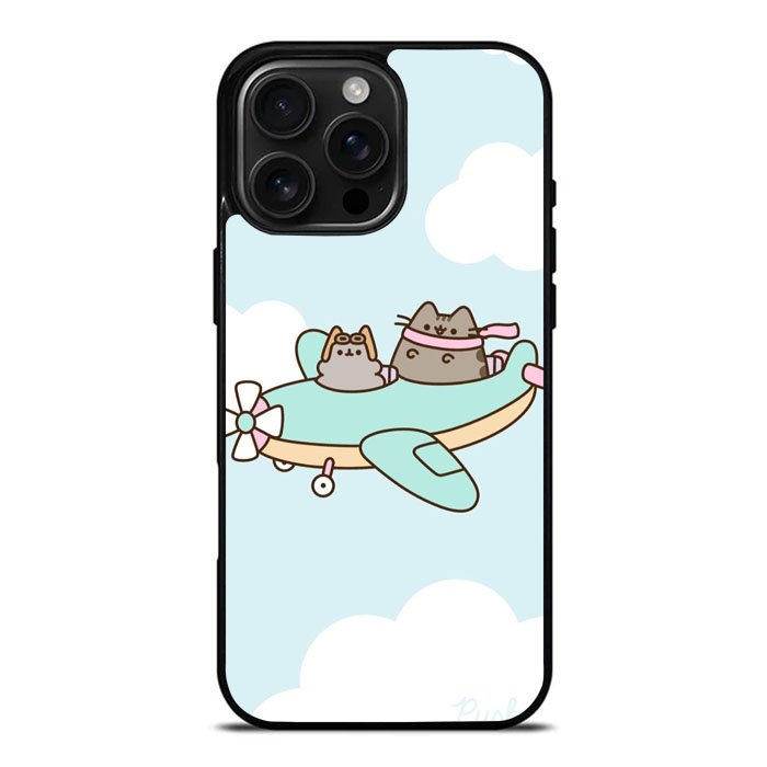 Pusheen The Cat Flying The Plane iPhone 16 Pro Case DC1536