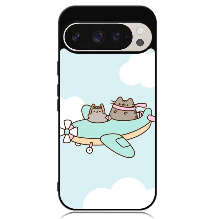 Pusheen The Cat Flying The Plane Google Pixel 9 Pro XL Case DC1536