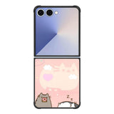 Pusheen The Cat Sleeping Samsung Galaxy Z Flip 7 5G Case