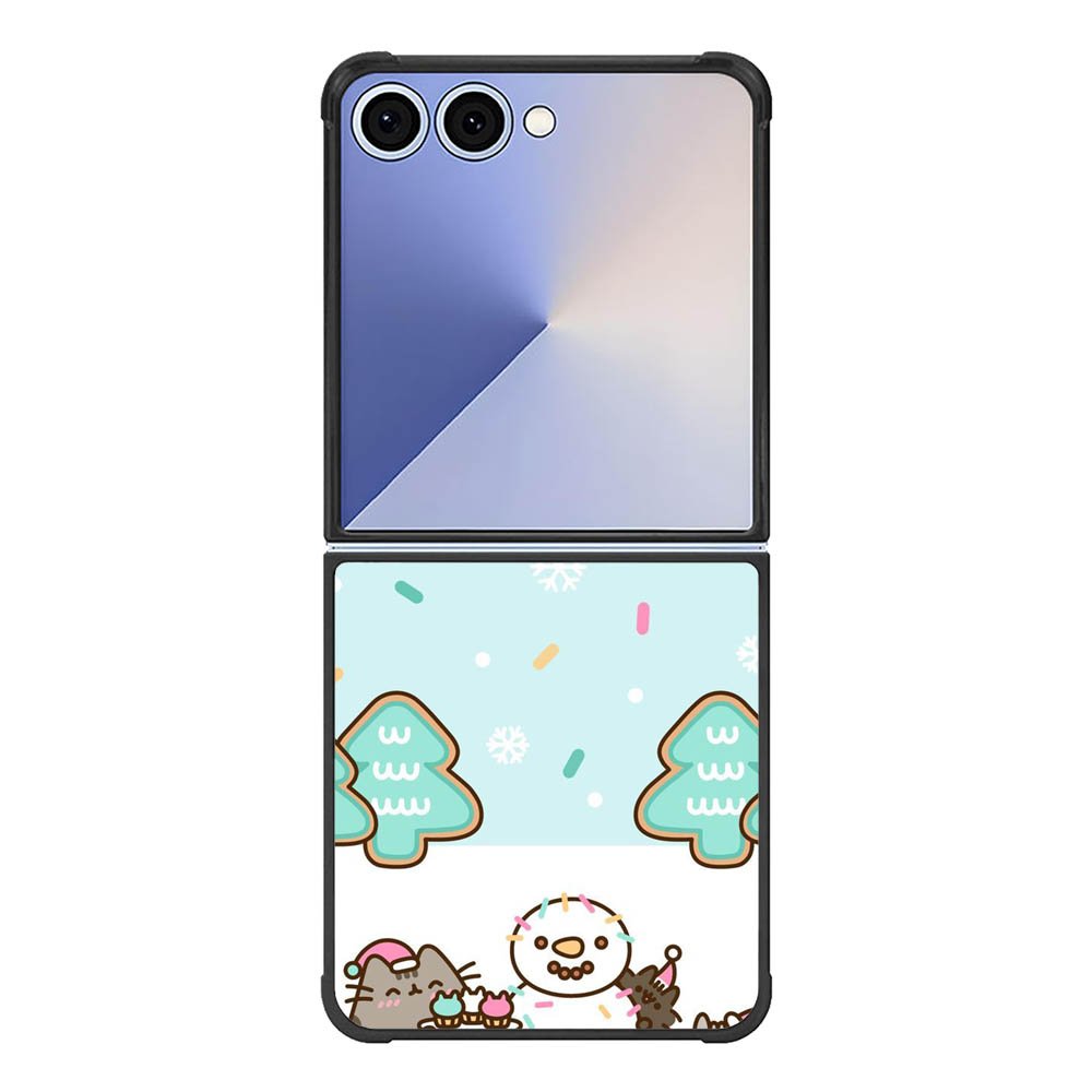 Pusheen The Cat Snow Winter Samsung Galaxy Z Flip 7 5G Case